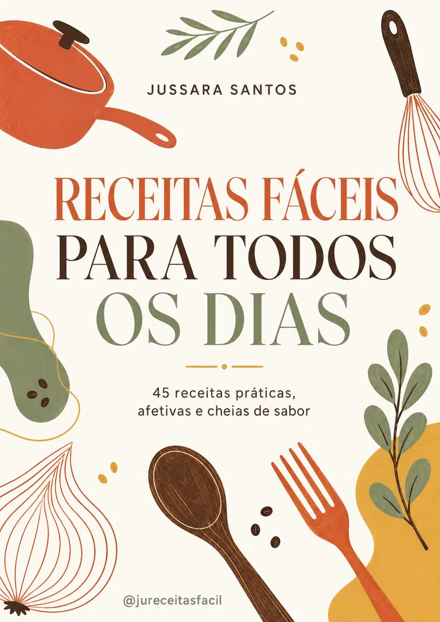 Capa do e-book Receitas Fáceis para Todos os Dias, de Jussara Santos