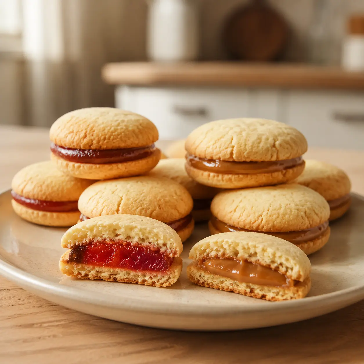 Biscoitinhos de Limão Caseiros (Escolha o seu Recheio!)