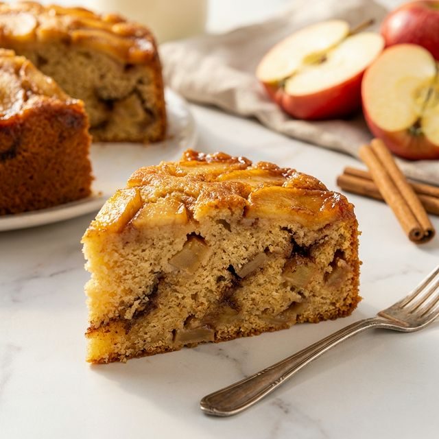 Bolo de Maçã com Iogurte