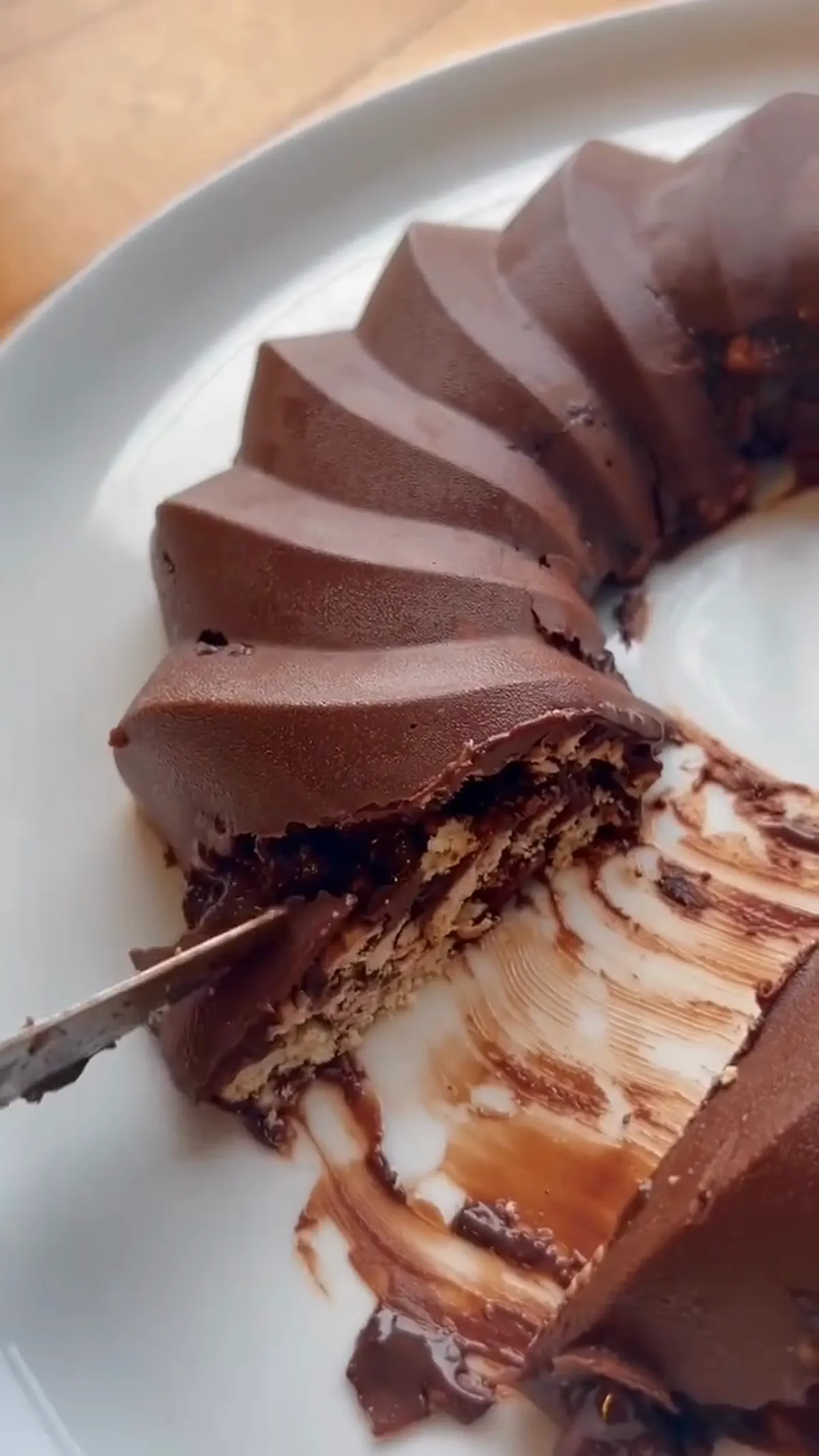 Sobremesa Crocante de Chocolate