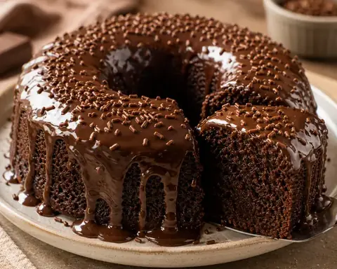 Bolo de chocolate do e-book
